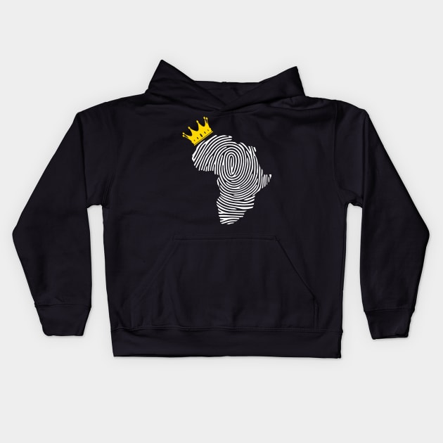 Africa DNA, Africa Fingerprint, African King, African Queen, Black  Lives Matter Kids Hoodie by UrbanLifeApparel